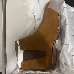 Brown Suede Chelsea Boots